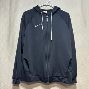 Nike Youth XL Black Hoodie Dri-FIT Full Zip Athletic Jacket Kids